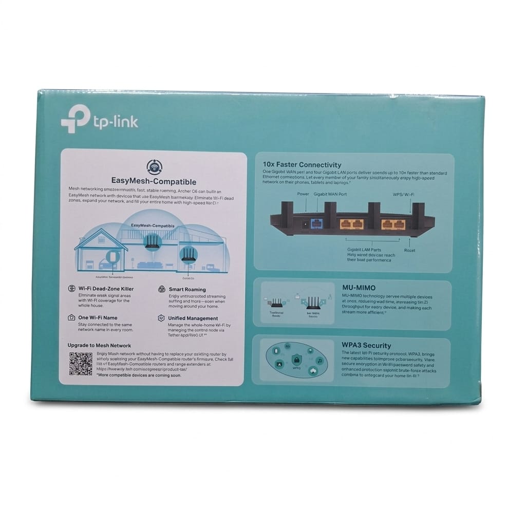 TP-Link Archer C6 AC1200 Gigabit Router